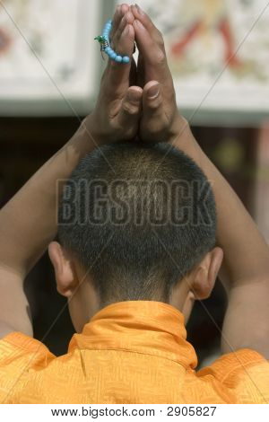 Tibetanske Pilgrim i Lhasa