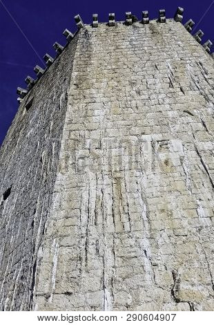 Trogir, Dalmatia, Croatia - October 29: Fortress Kamerlengo In Historic City Of Trogir On October 29