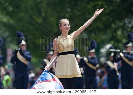Washington, D.c., Usa - July 4, 2018, The National Independence Day Parade, The Bald Eagle Area Marc