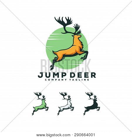 Jump Deer Logo Design. Is Good For Any Business/company.