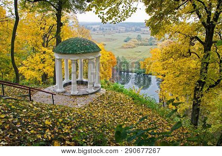 Hlibov’s Romantic Arbor In  Old Manor In Sedniv.