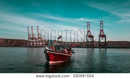 Boat At The Beautiful Gawadar Port Harbor Balochistan Pakistan 26/12/2018
