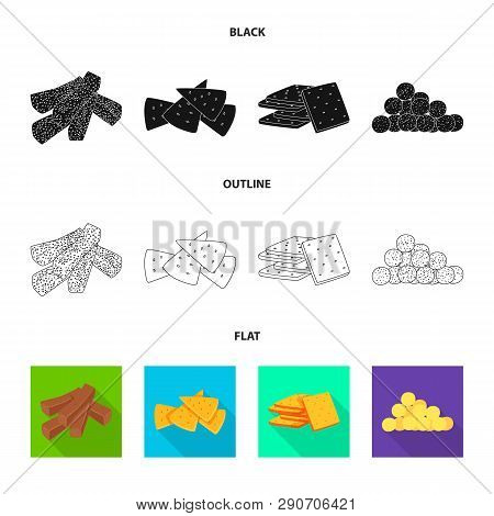 Vector Illustration Of Oktoberfest And Bar Sign. Set Of Oktoberfest And Cooking Vector Icon For Stoc