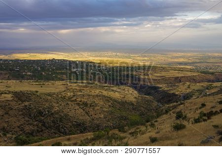 View To Gorge  Fropm Medieval Tegher Monastery Complex, Area, Armenia