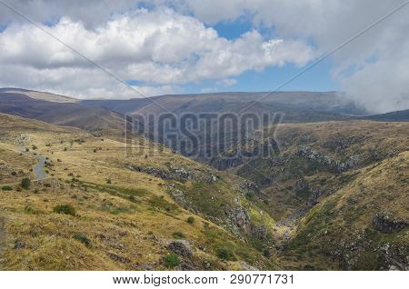 View To Gorge  Of Amberd Near  Fortress Area, Armenia