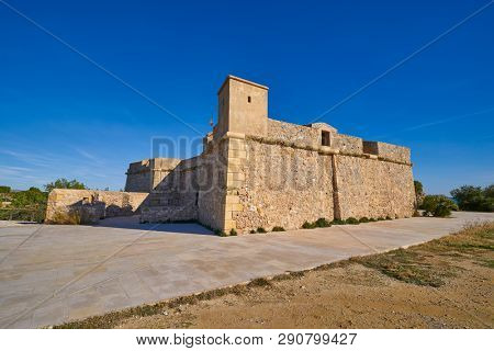 Sant Jordi de Alfama castle in Ametlla de Mar of Tarragona Catalonia