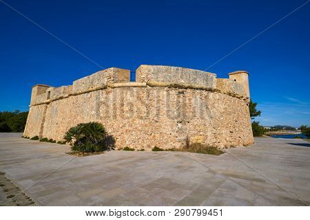 Sant Jordi de Alfama castle in Ametlla de Mar of Tarragona Catalonia