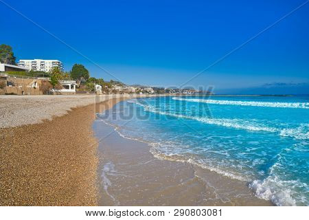 Benicassim Els Terrers playa beach in Castellon of Spain also Benicasim