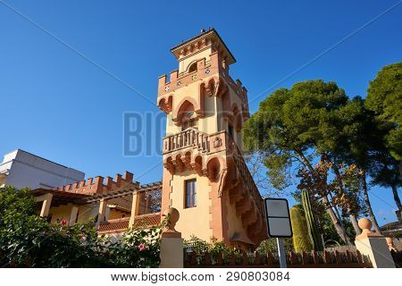 Villa con Torre herritage houses in Benicassim shoreline of Castellon Spain also Benicasim