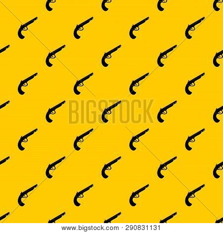 Gun Pattern Seamless Vector Repeat Geometric Yellow For Any Design