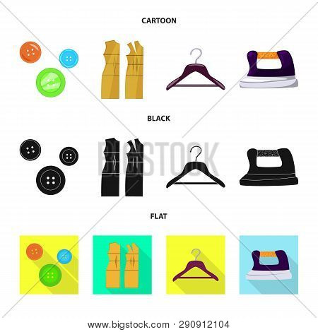 Vector Illustration Of Craft And Handcraft Logo. Collection Of Craft And Industry Vector Icon For St