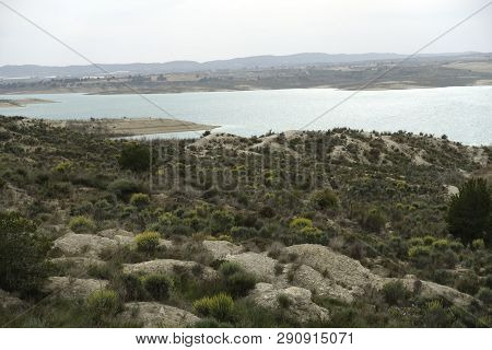 Torremendo Landscape In Spain On An Overcast Day