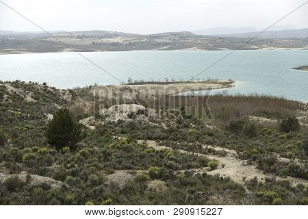 Torremendo Landscape In Spain On An Overcast Day