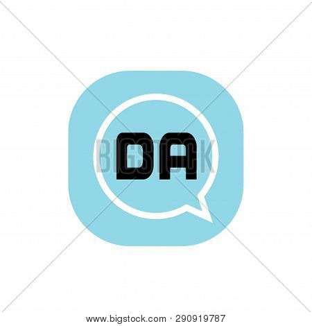 Initial Letter Logo Da Template Vector Design