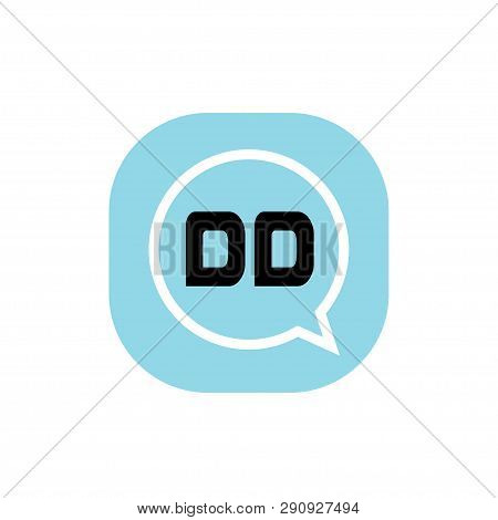 Initial Letter Logo Dd Template Vector Design