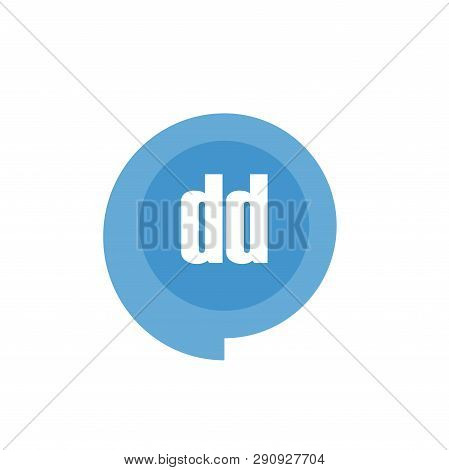 Initial Letter Logo Dd Template Vector Design