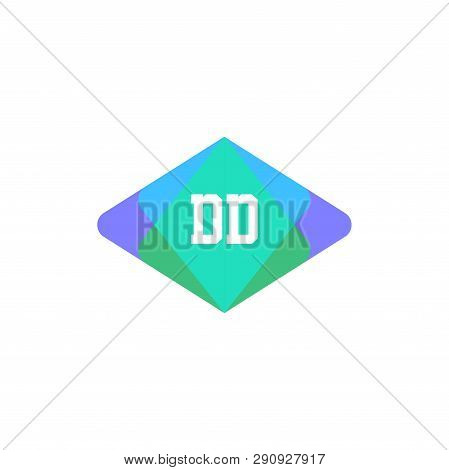 Initial Letter Logo Dd Template Vector Design