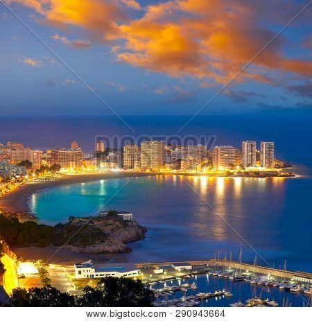 Oropesa de Mar beach La Concha sunset playa in Castellon Spain