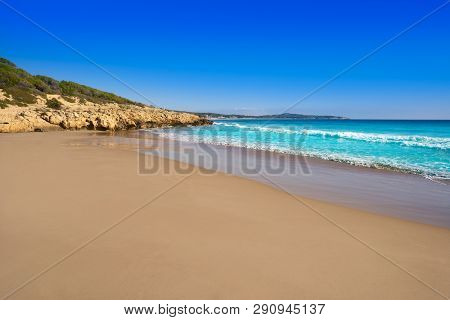 Tarragona Platja Los Capellanes in Costa Dorada of Catalonia Capellans