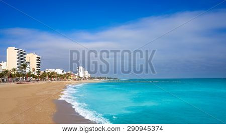 Vinaroz Playa del Forti beach in Castellon of Spain also Vinaros