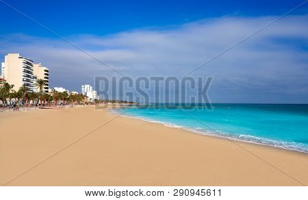 Vinaroz Playa del Forti beach in Castellon of Spain also Vinaros