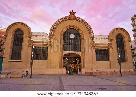 Tarragona Mercado Publico central market in Catalonia modernist style