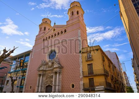 Sant Agusti church in Tarragona at Rambla Vella street of Catalonia