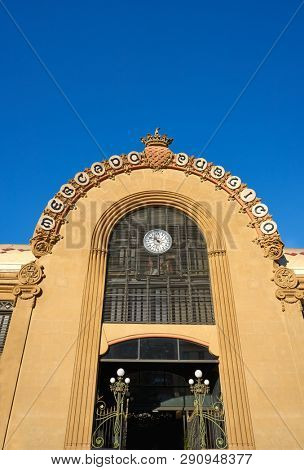 Tarragona Mercado Publico central market in Catalonia modernist style
