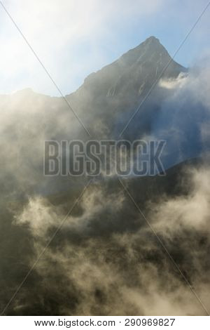 Peaks in Oza Valley, Pyrenees, Spain.