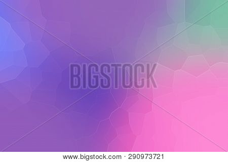 Multicolor Pink, Yellow, Orange Geometric Rumpled Triangular Low Poly Style Gradient Illustration Gr