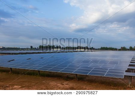 Solar Panel, Alternative Electricity Source - Concept Of Sustainable Resources, And This Is A New Sy