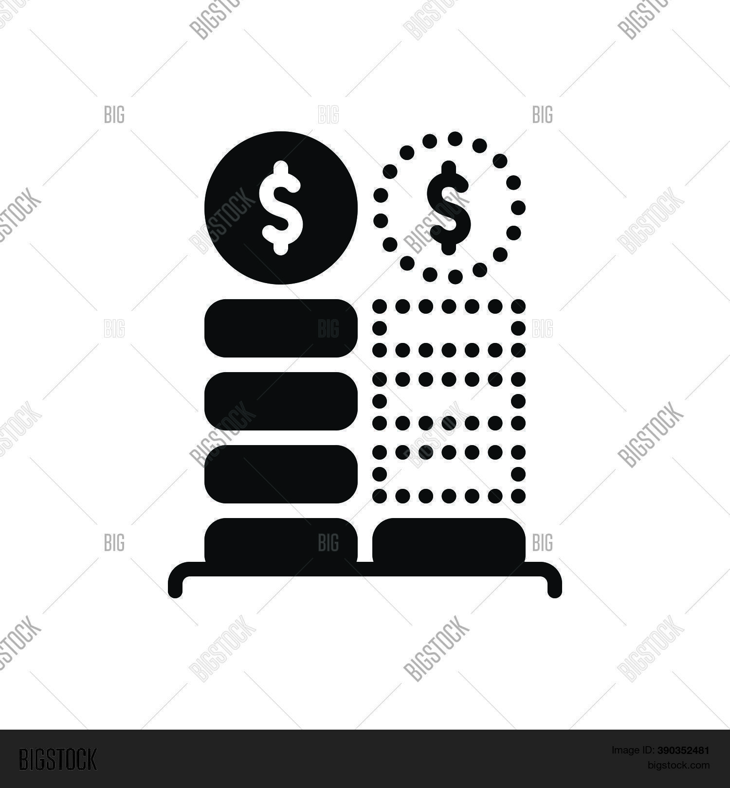 Less Imp Icon Black Solid Icon Less Vector & Photo (Free Trial) | Bigstock
