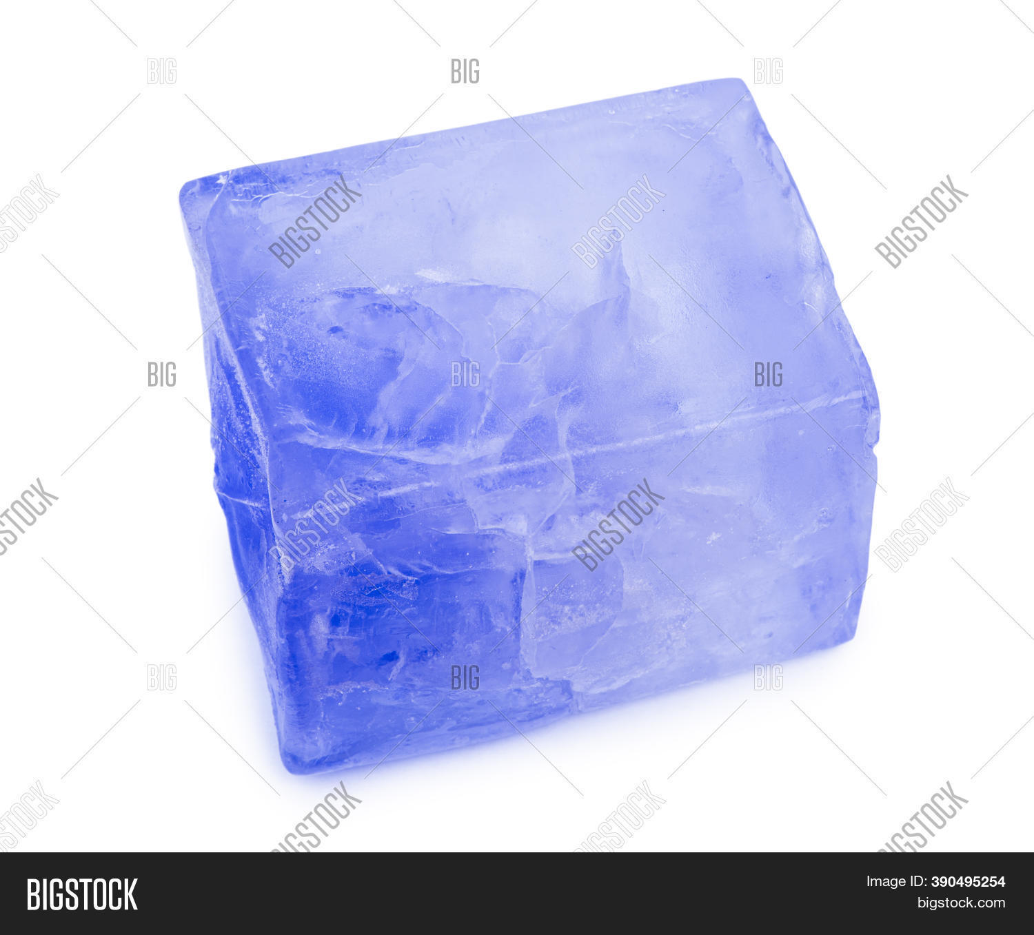 Blue Ice Cube Block Image & Photo (Free Trial) Bigstock