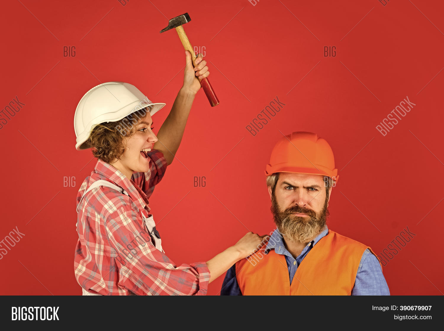 Couple Knocking Head Image & Photo (Free Trial) Bigstock