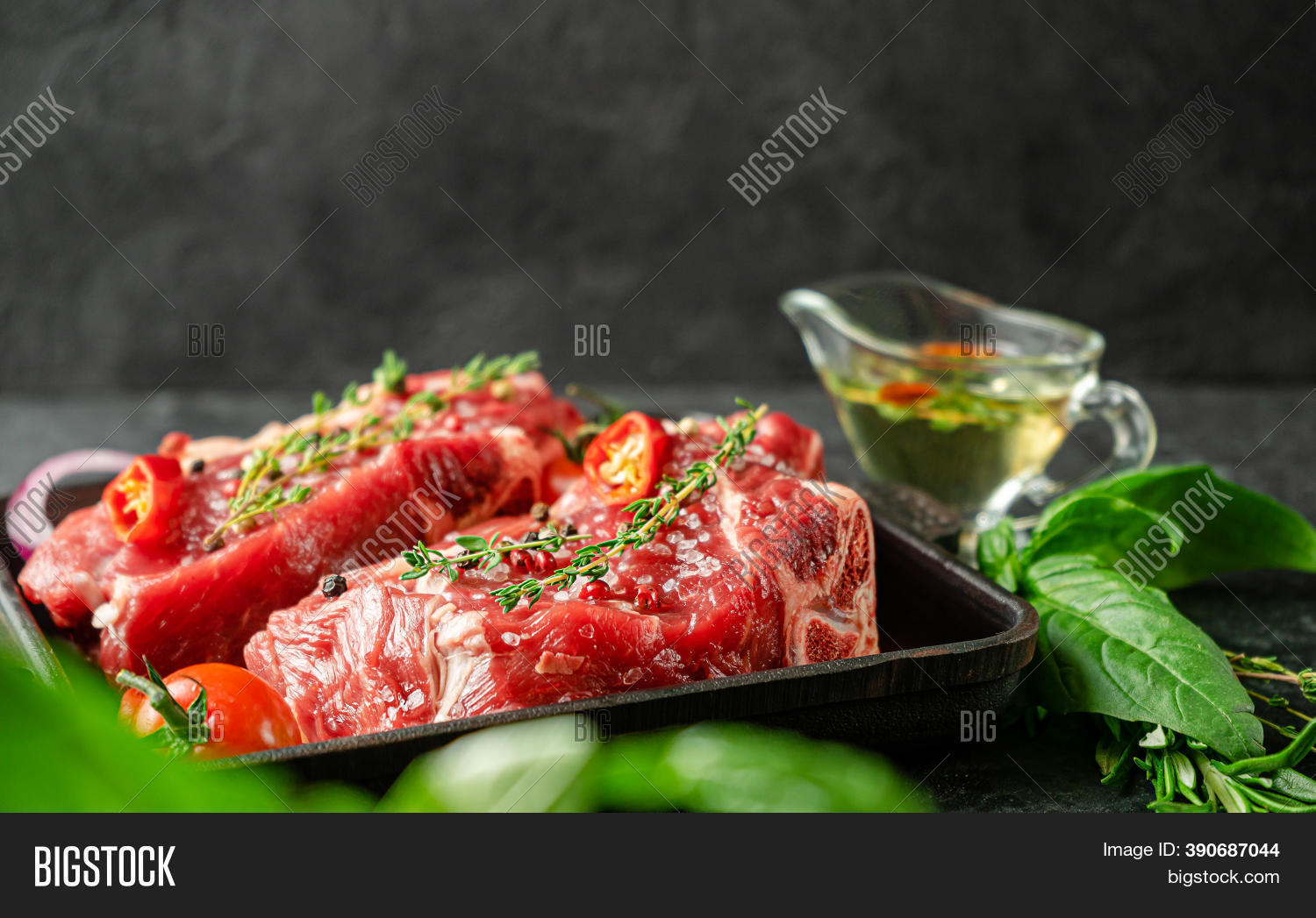 Raw Veal Steaks On Image & Photo (Free Trial) Bigstock