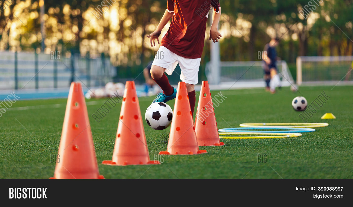 running cones