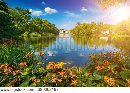 Lazienki Park - Baths Park Or Royal Baths Also Rendered Royal Baths Park Is The Largest Park In Wars