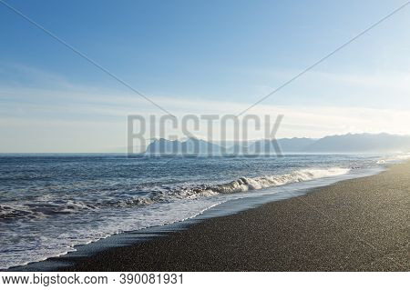 Hvalnes Lava Beach Landscape, East Iceland Landmark