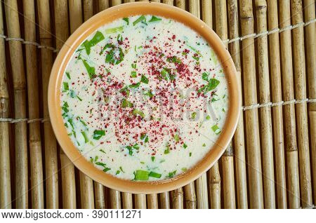 Terbiyeli Sehriye Chorbası, Soup With Barley Noodles.turkish Cuisine