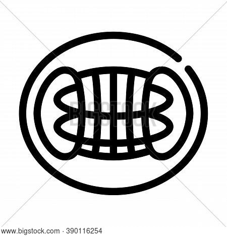 Reactor Hypothetical Structure Line Icon Vector Illustration