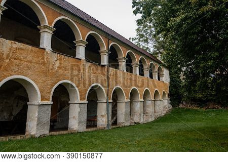 Vimperk (winterberg) Castle, Renaissance Chateau In The National Park And Protected Landscape Area O