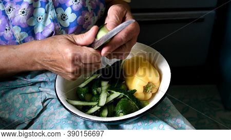 Granny Hands Cut Green Image & Photo (Free Trial) | Bigstock