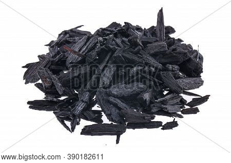 Close Up Macro Shot Of Sticks Of Agar Wood Or Agarwood Isolated On White Background The Incense Chip