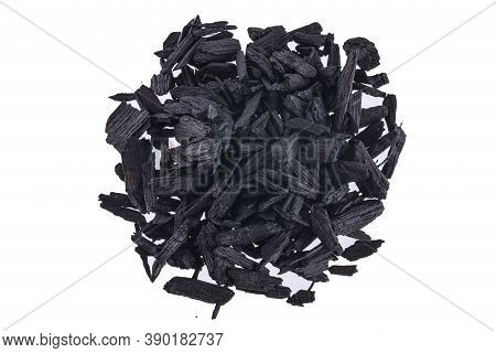 Close Up Macro Shot Of Sticks Of Agar Wood Or Agarwood Isolated On White Background The Incense Chip