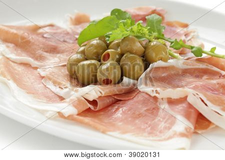 Prosciutto, italian kinkkua