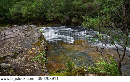 Rapids On The Kangaroo River At Belmore Falls, Nsw, Australia