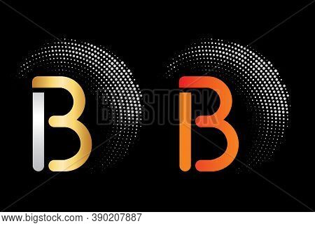 B Logo Design with Creative Modern Trendy Typography. Minimalist, Creative, Unique, Simple, Flat, Modern Logo Design. This logo icon incorporate with abstract shape in the creative way.