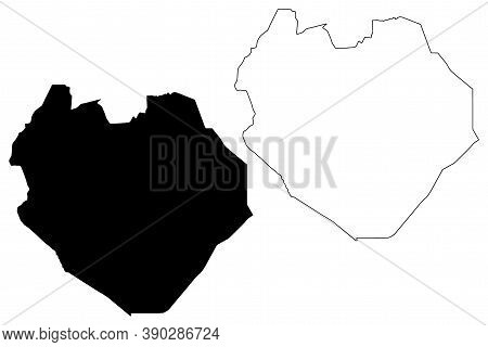 South Kordofan State (republic Of The Sudan, North Sudan) Map Vector Illustration, Scribble Sketch S