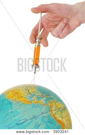 Sprøjte og jordbaseret verden