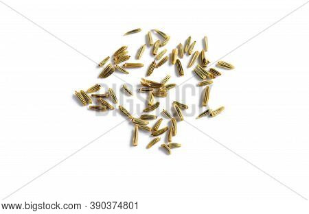 Daisy Seeds From The Common Flower  Ready To Sow  Isolated On White